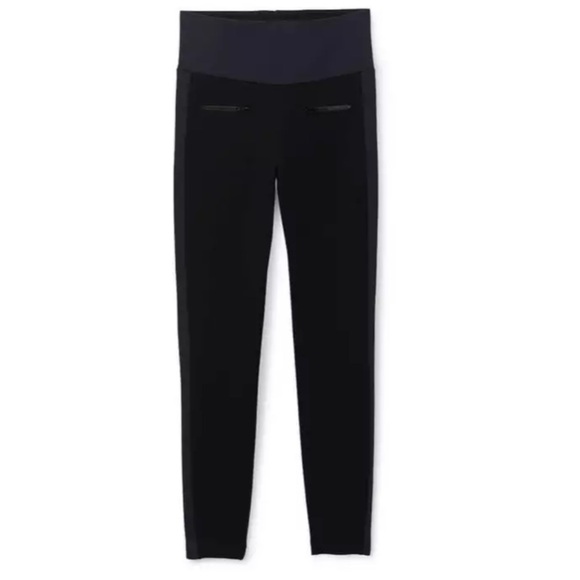 Cabi Tuxedo Side Stripe Zipper Pocket Leggings - Picture 3 of 6